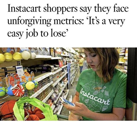 The interactivity is a major bonus compared to other grocery shopping alternatives, as you can tell your Instacart shopper exactly what you want and how much of it you want, even loose. . Reddit instacart shoppers